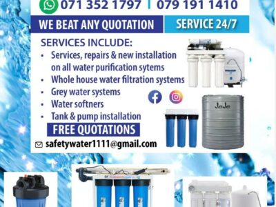 Safety Water Solutions Bloemfontein